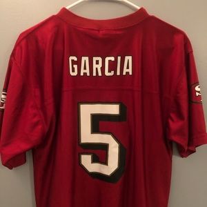 NFL official San Francisco 49ers Garcia 5 Jersey